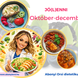 JÓ(L)ENNI – október–decemberi szezonális étrendcsomag